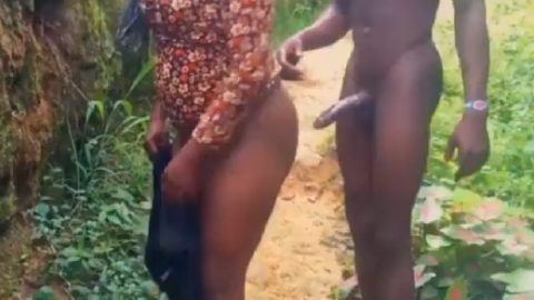 Naija outdoor sex Village Bad Girl Fucked Outside