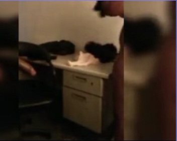 She kept jumping from place to place because of big Dick