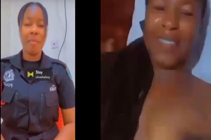 Ghana Police Woman Azigi Tape